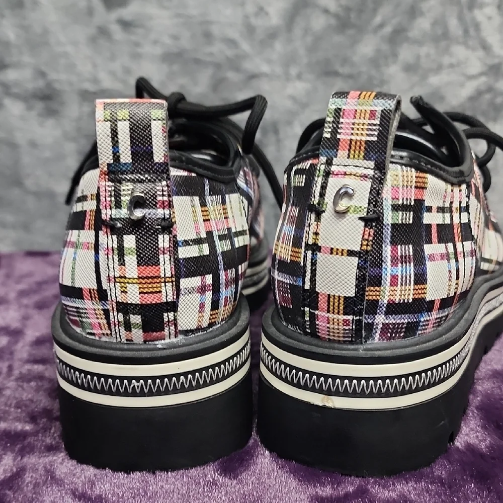 Circus by Sam Edelman Multicolor Plaid Platform Shoes